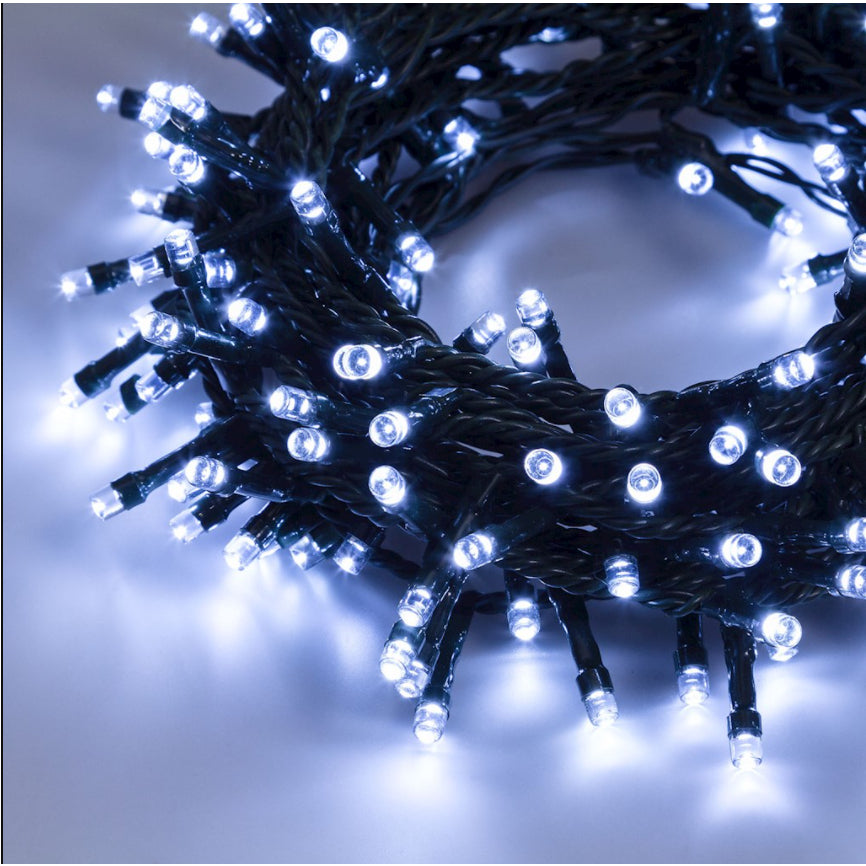 LOTTI LUCE 120 LED 4,8 metri Bianco Freddo Interno/Esterno