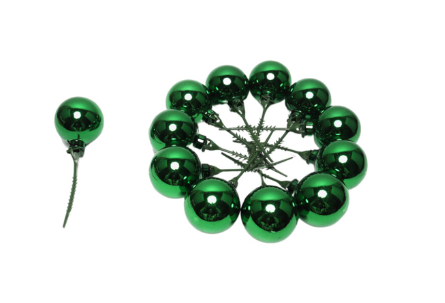 PALLINE 4.5CM 12 PZ VERDI