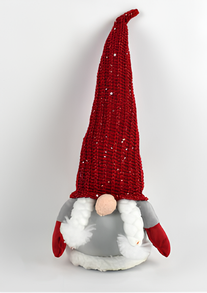 GNOMO DI NATALE 43CM CON LUCE