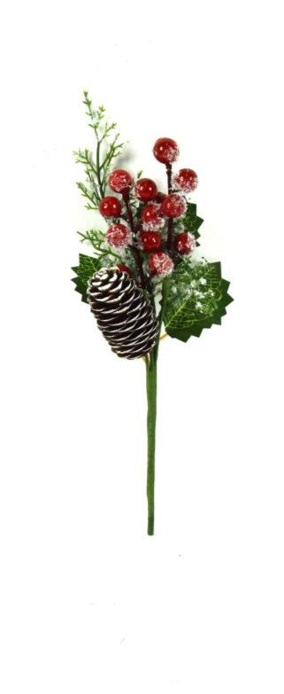 SPILLONE CON BACCHE E PIGNE