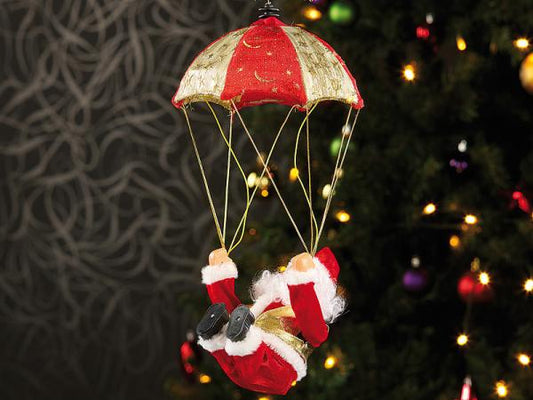 BABBO NATALE CON PARACADUTE